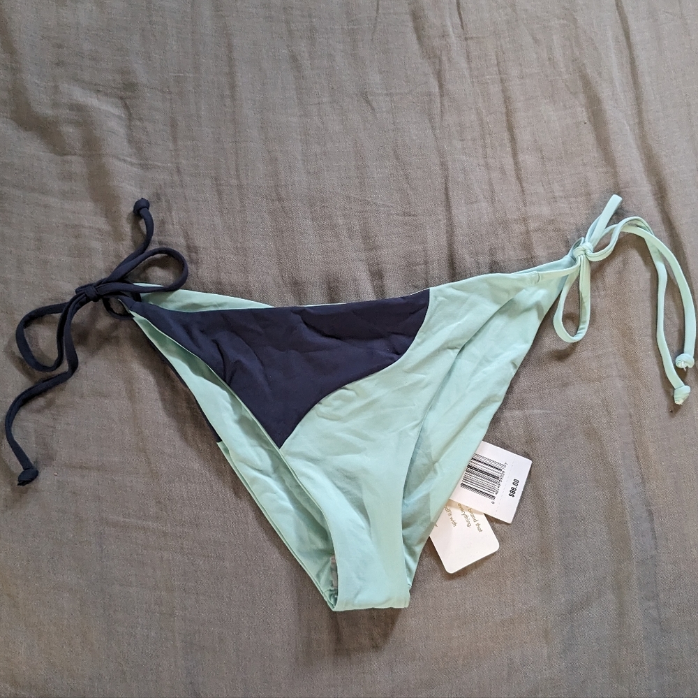 L*Space Dani Bikini Bottoms Slate Pool Blue